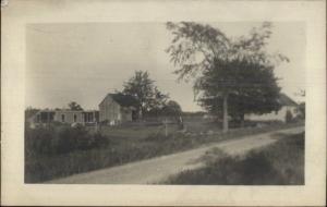 South Weymouth MA Cancel - Otis House & Barn Written on Back c1910 RPPC