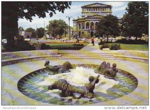 Germany Frankfurt Marshall Brunnen am Opernhaus