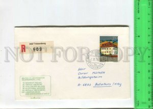 466663 1978 Liechtenstein registered Triesenberg real posted FDC First Day COVER