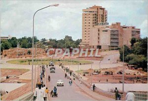Modern Postcard Republic of Niger Niamey Place Kennedy and Gaoueye