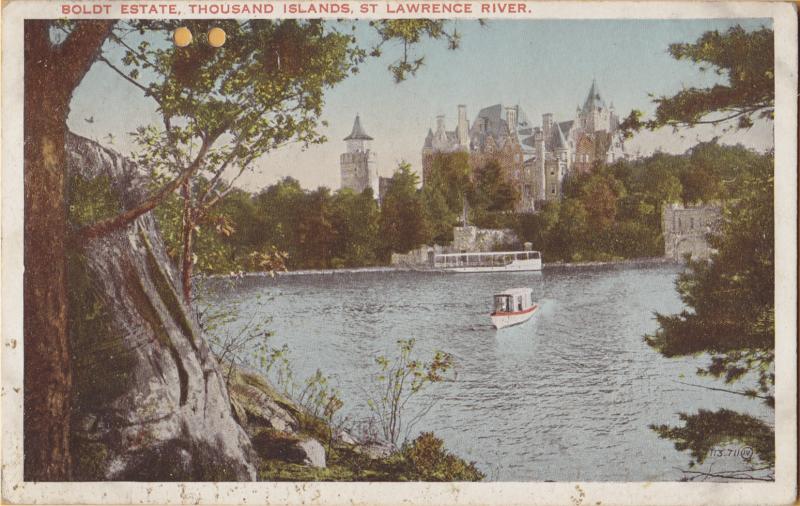 St. Lawrence River, New York, Boldt Estate, Thousand Islands-1936