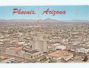 Pre-1980 AERIAL VIEW OF TOWN Phoenix Arizona AZ n3106