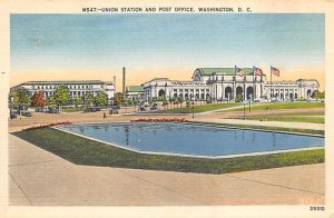 Union Station and Post Office Washington D.C. Train Unused 