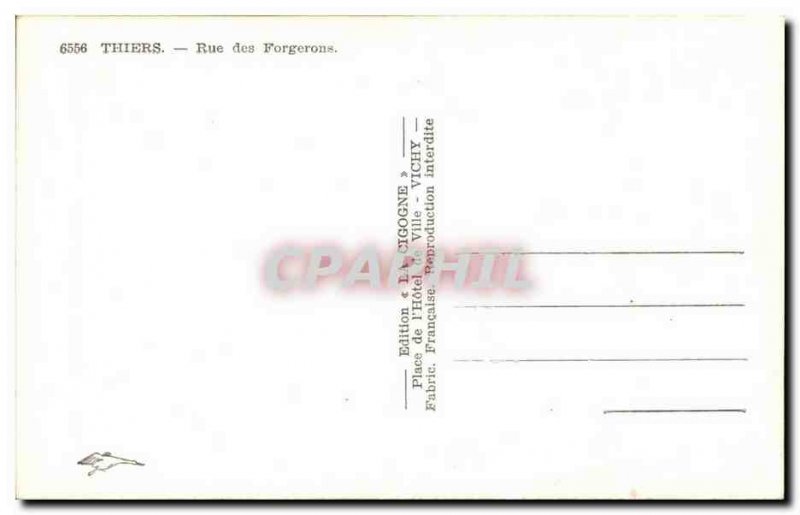 Postcard Modern Blacksmith Rue Thiers