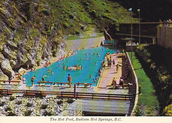 Canada The Hot Pool Radium Hot Springs British Columbia