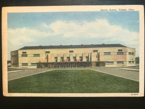 Vintage Postcard 1951 Sports Arena Toledo Ohio (OH)