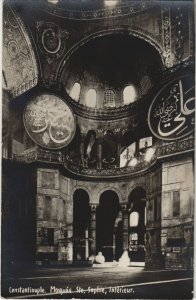 CPA ak constantinople mosquee ste sophie, interieur turkey (1158331) 