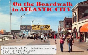 On the Boardwalk in Atlantic City New Jersey  