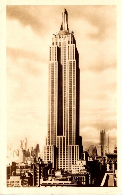 New York City Empire State Building 1943 Real Photo