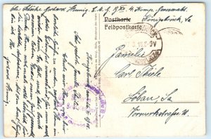 WWI German Machine Gun Army Propaganda Postcard