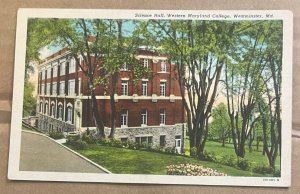 UNUSED POSTCARD - SCIENCE HALL, WESTERN MARYLAND COLLEGE, WESTMINSTER, MD