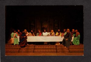 SD Last Supper Passion Play Spearfish South Dakota Postcard Josef Meier Actor