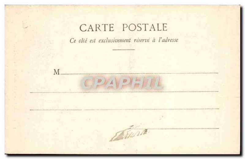 Old Postcard Josselin Le Chateau Tower fortifications