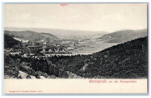 c1905 Wernigerode From The Harz Railway Germany Unposted Antique Postcard