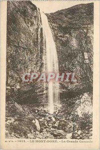 Old Postcard Le Mont Dore La Grande Cascade