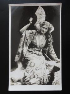 Actress MISS PHYLLIS DARE in Oriental Costume c1907 RP Postcard by Milton 21G