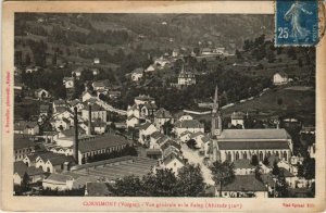 CPA CORNIMONT - Vue générale et le faing (153760)