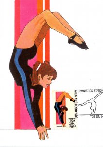 Stamps 1984 Los Angeles Summer Olympics Gymnastics
