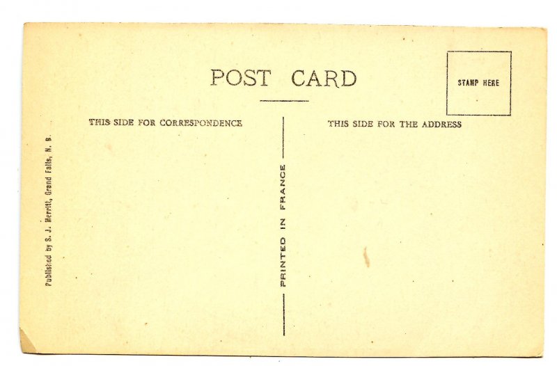 Canada - New Brunswick. Grand Falls. Winter Scene