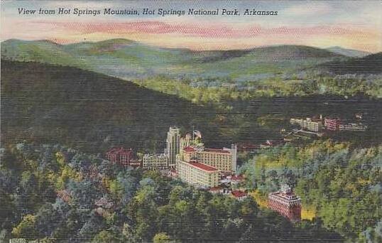 Arkansas Hot Springs National Park View From Hot Springs Mountain