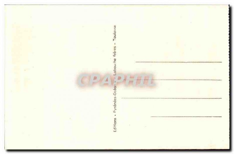 Old Postcard General view Laruns