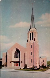 Central Avenue Christian Reformed Church Holland Michigan Chrome Postcard C040