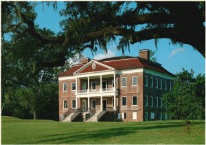 Vintage Postcard Drayton Hall Building Charleston South Carolina SC