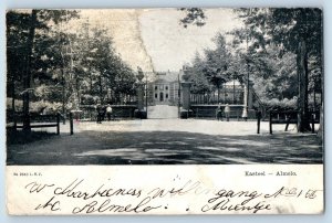 Overijssel Netherlands Postcard View of Castle Almelo c1905 Posted Antique