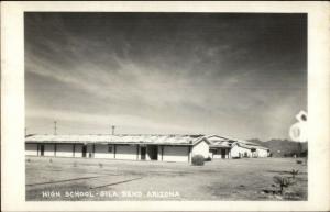 Gila Bend AZ High School Real Photo Postcard