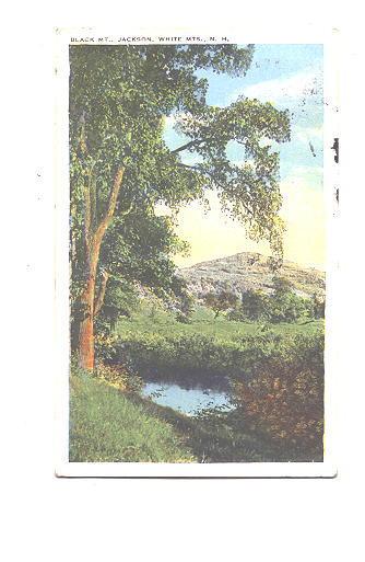 Black Mt Jackson, White Mountains, New Hampshire, Used 1922