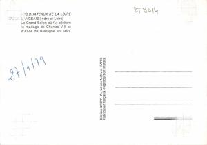 BT8014 le grand salon ou fut celebre le maruage de charles VIII et        France