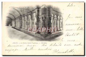 Postcard Ancient Arles on Cloitre Saint Trophime