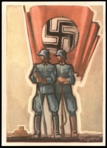 3rd Reich Germany Waffen SS Ordnungspolizei Police Tag der Polizei Card US 96539