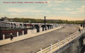 Pennsylvania Harrisburg Mulberry Street Bridge West End 1912