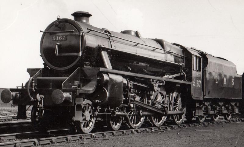 LMS 5167 45167 William Stanier Train Photo