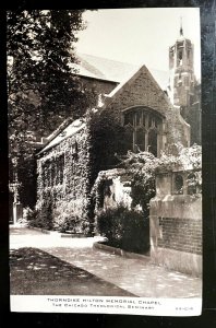 Vintage Postcard 1930's Thorndike Hylton Memorial Chapel, Chicago, Illinois (IL)