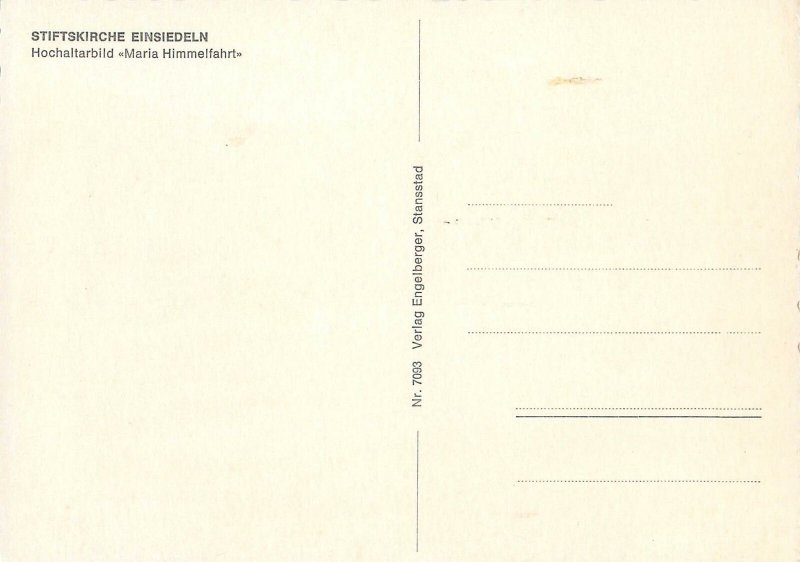 maria himmelfahrt schweiz feiertag