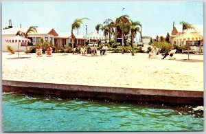 Treasure Island Motel Resort Florida FL Sandy Beaches Water Sports Postcard