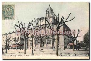 Postcard Old Givors Rhone L'Hotel de Ville