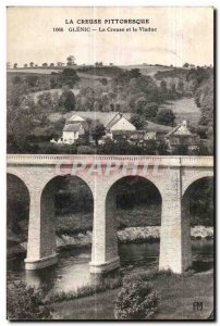 Old Postcard The picturesque hollow Glenic the hollow and the viaduct