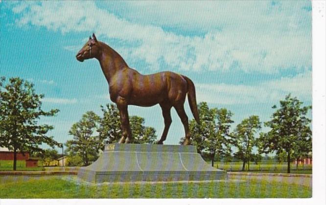 Kentucky Lexington Man O'War Statue Faraway Farm