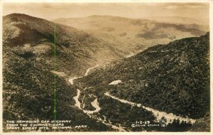 1940s Tennessee Great Smokey Mountains Newfound Gap Highway Postcard 22-11463