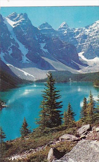 Canada Alberta Lake Morraine