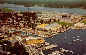 Maryland Annapolis Waterfront Aerial View