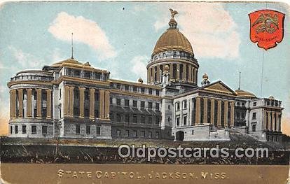 State Capitol Jackson, Miss, USA Unused 