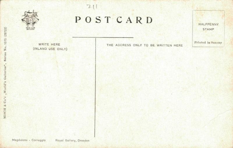 Dresden Royal Gallery Magdalene Corregio  02.74