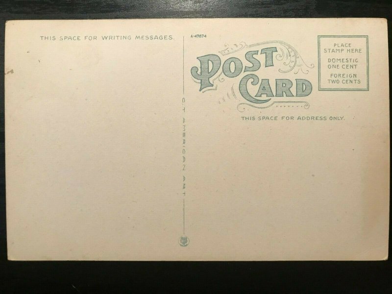 Vintage Postcard 1915-1930 Brockett School Lynn Massachusetts