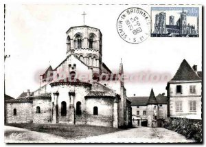 Modern Postcard Semur en Brionnais S and L XIII The Church is a pure jewel of...