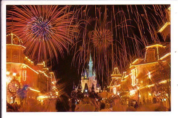 Fantasy of the Skty Fireworks, Walt Disney World, The Vacation Kingdom of the...