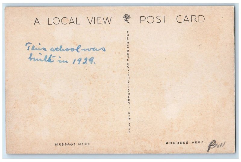 c1950's Georgetown High School Campus Building Georgetown Delaware DE Postcard